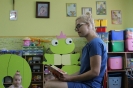 Czytanie bajki przez mamę Kacperka Zając w ramach akcji Cała Polska Czyta Dzieciom